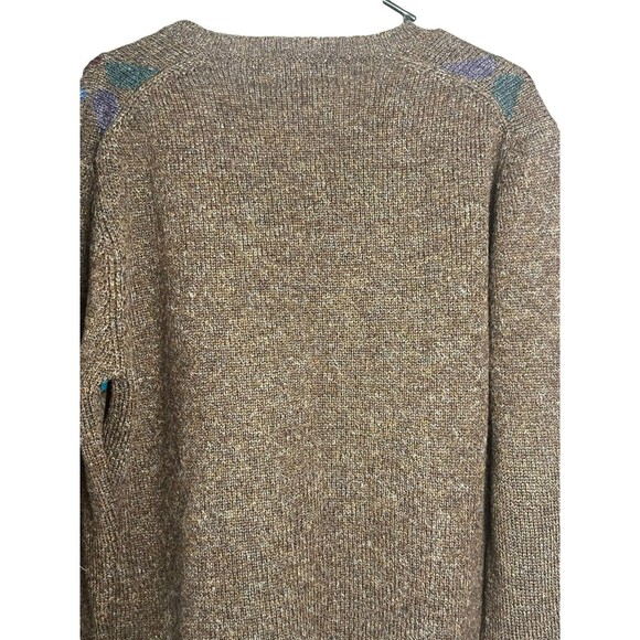 Vintage Cambridge Classics Sweater Mens XL Wool Grandpa Professor Pattern Argyle - Picture 7 of 9